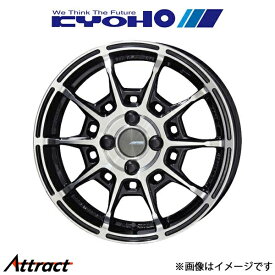共豊 ガレルナ レフィーノ アルミホイール 1本 レックス A201F(16×6.5J 4-100 INSET43 ブラックポリッシュ)KYOHO GALERNA REFINO