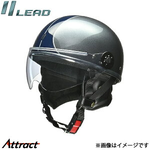 ���[�h�H�� LEAD O-ONE �n�[�t�w�����b�g �K�����^×�l�C�r�[ �t���[�T�C�Y (57�`60cm����) 125cc�ȉ��p LEAD �o�C�N�p�i