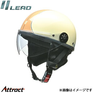 ���[�h�H�� LEAD O-ONE �n�[�t�w�����b�g �A�C�{���[×�u���E�� �t���[�T�C�Y (57�`60cm����) 125cc�ȉ��p LEAD �o�C�N�p�i