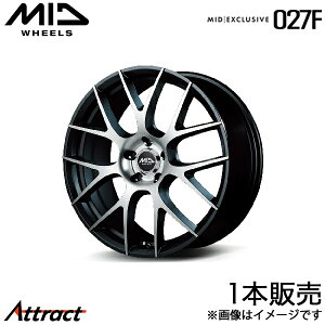 MID �G�N�X�N���[�V�u 027F MPV LY3P �A���~�z�C�[�� 1�{(18×7J 5-114.3 +48 �Z�~�O���X�K�����^/�|���b�V��)�}���J EXCLUSIVE 027F