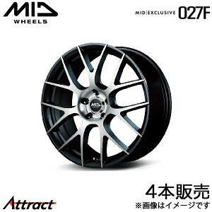 MID �G�N�X�N���[�V�u 027F MPV LY3P �A���~�z�C�[�� 4�{(18×7J 5-114.3 +48 �Z�~�O���X�K�����^/�|���b�V��)�}���J EXCLUSIVE 027F