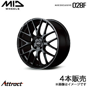 MID �G�N�X�N���[�V�u 028F �G�N�X�g���C�� 32�n �A���~�z�C�[�� 4�{(18×7J 5-114.3 +48 �Z�~�O���X�u���b�N/�����G�b�WDC/���S�}�V�j���O)�}���J EXCLUSIVE 028F