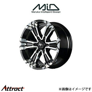 MID iCgp[ NXNE A~zC[ 4{ nCG[X/WAXG[X 200n(16×6.5J 6-139.7 INSET38 ubN^bN)NITRO POWER CROSSCLAW