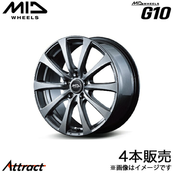 楽天市場】MID G10 アルファード 20系 アルミホイール 4本(18×7.5J 5 