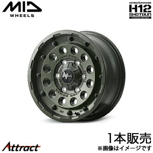 MID iCgp[H12VbgK ^NeBJED nCG[X 200n A~zC[ 1{(16×6.5J 6-139.7 +38 Z~OXODO[)}J NITRO POWER H12 SHOTGUN Tactical Edition