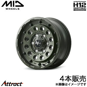 MID iCgp[H12VbgK ^NeBJED nCG[X 200n A~zC[ 4{(16×6.5J 6-139.7 +38 Z~OXODO[)}J NITRO POWER H12 SHOTGUN Tactical Edition