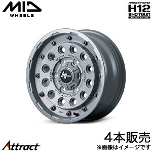 MID iCgp[H12VbgK ^NeBJED nCG[X 200n A~zC[ 4{(16×6.5J 6-139.7 +38 Z~OXRN[g)}J NITRO POWER H12 SHOTGUN Tactical Edition