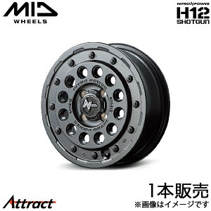 MID iCgp[H12VbgK [LoX LA850S/LA860S A~zC[ 1{(14×4.5J 4-100 +45 oubN)}J NITRO POWER H12 SHOTGUN