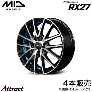 MID RX27 ANA NHP10 A~zC[ 4{(15×5.5J 4-100 +43 ubN^bN|bV/A_[Jbgu[NA[)}JT[rX