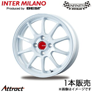 �C���^�[�~���m �C���t�B�j�e�B F10 N-BOX�X���b�V�� JF1 �A���~�z�C�[�� 1�{(14×4.5J 4-100 +45 �z���C�g)INTER MILANO INFINITY F10 �z�C�[���P��