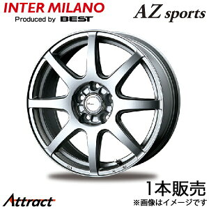 C^[~m AZX|[c LX-8 NENXI[o[ AZSH35/TZSH35 A~zC[ 1{(18×7.5J 5-114.3 +38 N[Vo[)INTER MILANO AZ sports LX-8 zC[P
