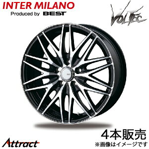 �C���^�[�~���m �A���F���g MR-10 MPV LY3P �A���~�z�C�[�� 4�{(18×7.5J 5-114.3 +48 �u���b�N�|���b�V��)INTER MILANO AVENTO MR-10 �z�C�[���P��