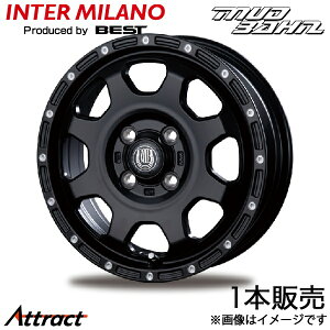 �C���^�[�~���m �}�b�g�o�[�� XR-910K �I�b�e�B 90�n �A���~�z�C�[�� 1�{(14×4.5J 4-100 +45 �}�b�g�u���b�N)INTER MILANO MUD BAHN