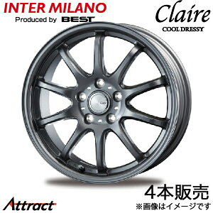 �C���^�[�~���m �N���[�� ZT10 �G�N�X�g���C�� 32�n �A���~�z�C�[�� 4�{(18×7.5J 5-114.3 +48 �K�����^)INTER MILANO CLAIRE ZT10 �z�C�[���P��