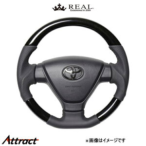 レアル ステアリング オリジナルシリーズ(ブラックウッド)ミライース LA350S/LA360S DIA-BKW-BK REAL