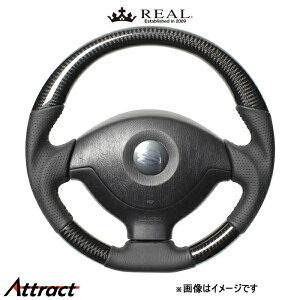 レアル ステアリング オリジナルシリーズ(ブラックカーボン)ジムニー JB23W JB-BKC-BK REAL