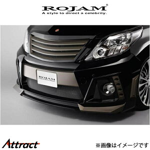 ロジャム ROJAM IRT GENIK フロントバンパースポイラー アルファード ANH20W/GGH20W/ATH20W系 22-FB-AL202 ROJAM エアロ 外装 エクステリア