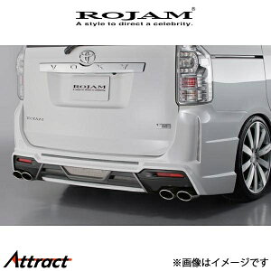 ロジャム ROJAM IRT GENIK リアバンパースポイラー ディフューザーVer.1 セット ヴォクシー 70系 22-RB-VO70/22-DF-VO701 ROJAM 外装