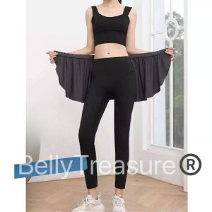 ヨガ トレーニングウェア ラップスカート ランニングウェアYM-807734068976-202411