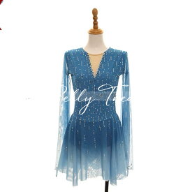 フィギュアスケート 舞台衣装 オーダーメイドxwjl-009-202505衣装 レディース 子供 大人 女性 女子 アイススケート コスチューム ウェア ダンス 紫 キラキラ アイス フィギュア スケート 大会 アイススケート衣装 ステージ衣装 ダンス衣装 ミニドレス 舞台ドレス