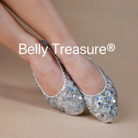 ベリーダンス シューズ シルバーBQ-shose003-202501