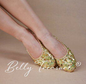 ベリーダンス シューズ ゴールドBQ-shose004-202504