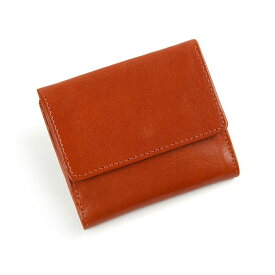 Hawkcompany 財布 イタリアンレザー 薄型 二つ折り財布 7229 極薄財布 ミニウォレット