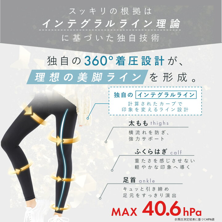 楽天市場】【今すぐ使える5%OFFクーポン配布中！】着圧レギンス 公式 
