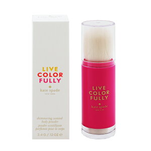 �P�C�g �X�y�[�h �j���[���[�N ���u �J���t���[ �{�f�B�p�E�_�[ 3.4g LIVE COLORFULLY SHIMMERING SCENTED BODY POWDER KATE SPADE NEW YORK