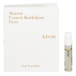 ���]�� �t�����V�X �N���W���� ���� ������ ���f�B�[�X APOM (�`���[�u�T���v��) EDP�ESP 2ml ���� �t���O�����X �v���[���g ���蕨 �M�t�g APOM MAISON FRANCIS KURKDJIAN