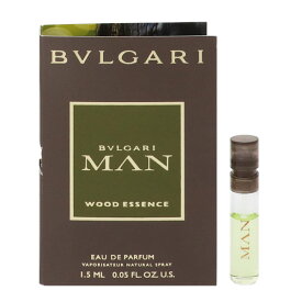 香水 BVLGARI ブルガリ マン ウッド エッセンス (チューブサンプル) EDP・SP 1.5ml 【フレグランス ギフト プレゼント 誕生日 メンズ・男性用】【ブルガリ マン BVLGARI MAN WOOD ESSENCE EAU DE PARFUM SPRAY】