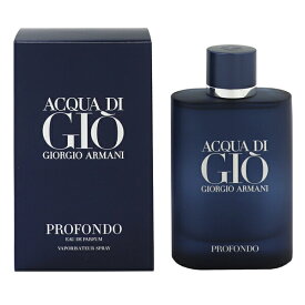 ジョルジオ アルマーニ 香水 GIORGIO ARMANI アクア ディ ジオ プロフォンド EDP・SP 125ml 【あす楽 送料無料】【フレグランス ギフト プレゼント 誕生日 メンズ・男性用】【アクア ディ ジオ ACQUA DI GIO PROFONDO EAU DE PARFUM SPRAY】