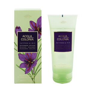 4711 �A�N�A�R���j�A �T�t�������C���X �V�����[�W�F�� 200ml 4711 ACQUA COLONIA SAFFRON �� IRIS SHOWER GEL