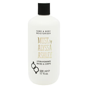 �A���T�A�V�����C ���X�N �n���h���{�f�B ���C�X�`�����C�U�[ 500ml ��������(����E����������) MUSK BY ALYSSA ASHLEY HAND AND BODY MOISTURISER