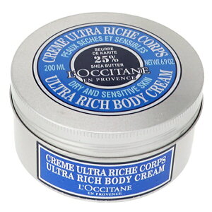 NV^ VA b`{fBN[ 200ml (E) ϕi RX SHEA ULTRA RICH BODY CREAM SHEA BUTTER 25% L OCCITANE