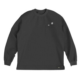 ジャックウルフスキン JACK WOLFSKIN JP ポー イン ポケット LS Tシャツ(メンズ) [サイズ：XL] [カラー：ファントム] #5030821-6350 2023SS【あす楽 送料無料】【スポーツ・アウトドア アウトドア ウェア】【JP PAW IN POCKET LS T PHANTOM】