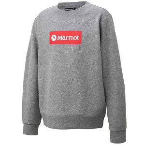 �}�[���b�g �L�b�Y�X�E�F�b�g���S�N���[(�W���j�A) 140cm �O���[���N #TOJQJB10-GYM Marmot Kids Sweat Logo Crew MARMOT