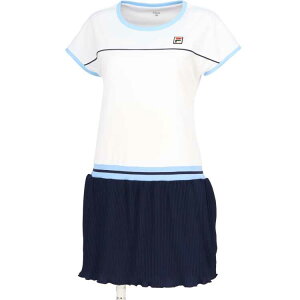 フィラ ワンピース(レディース) M ホワイト #VL2863-01 送料込み(沖縄・離島を除く) FILA