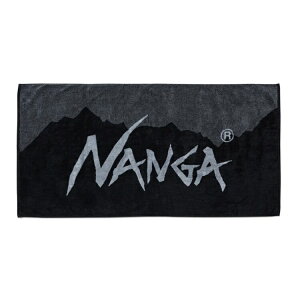 iKSoX^I MO[ 64×135cm #N13NMYN5-M.GRY  NANGA LOGO BATH TOWEL