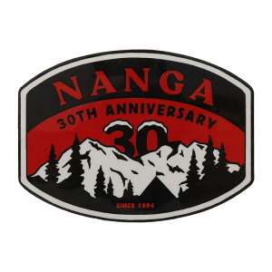 �i���K 30�C���[ �A�j�o�[�T���[ �X�e�b�J�[ ���b�h×�u���b�N #NA24543G506Z NANGA 30TH ANNIVERSARY STICKER RED BLACK