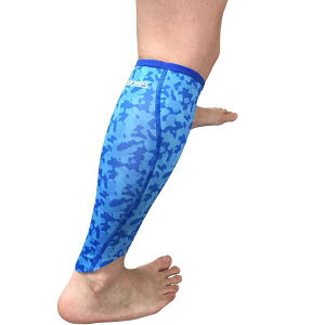 ナオス トクサンTVコラボ オールインワンカフ カーフスリーブ M(ふくらはぎ周り35〜38cm) ブルーカモ #120991 NAOS