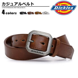 ベルト メンズ ディッキーズ Dickies カジュアルベルト プレーンベルト カジュアル プレゼント 涙型ピンホール ユニセックス ブラック ダークブラウン ホワイト ベルトン Belton DS0125C