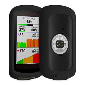 色：黒色 kwmobile 対応: Garmin Edge 1040 / 1040 Solar ケース - シリコン GPS サイクルコンピュータ カバー - 自転車 ナビ 保護ケース バンパー ソフト