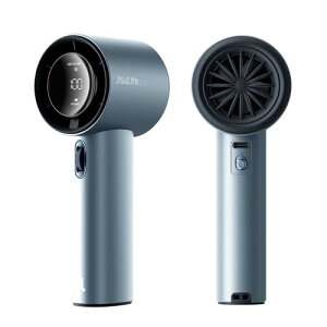 JISULIFE Handheld Fan Pro1 |[^u@ [  9m/s uVX[^[ XN[ ͒ / 1`100 iK HBfUC SbN݌v LEDfBXvC RpNg USB-C [