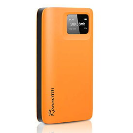 色：Orange PlanA RoamWiFi R10 モバイルWifiルーター 契約不要 月額費用無し 端末買切り 最短即日利用 (ポケットwifi 本体* 15GB日本のデータ * 1GBグローバルデータ 30日間有効) 世界160国・地区以上 5000