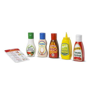 Melissa & Doug bT_O Cɓ蒲Zbg MD4317  mߋ ܂܂ƃZbg H \[X vX`bN ǂ j̎q ̎q 3Έȏ a NX}X