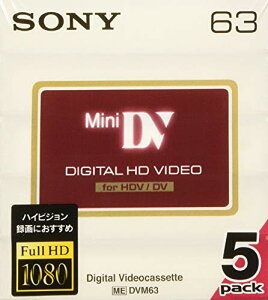 \j[ SONY ~jDVJZbg e[v 5DVM63HD