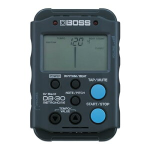 BOSS ボス ドクタービート DB-30 メトロノーム 多彩なリズムトレーニング 24種類のビート 9種類のリズムタイプ 簡単テンポ設定 ヘッドホンジャック搭載 軽量 コンパクト