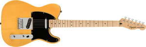 Squier by Fender GLM^[ Affinity Series* Telecaster*, Maple Fingerboard, Black Pickguard, Butterscotch Blonde \tgP[Xt