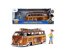 JADA TOYS 1/24 ワーゲン バス 1962 ウッディ フィギア トイストーリー TOY STORY 33176 [並行輸入品]